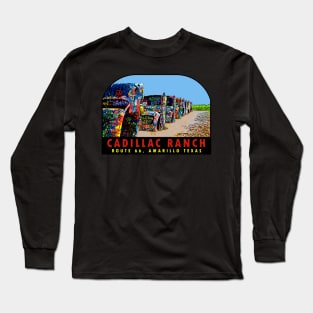 Cadillac Ranch Texas Vintage Long Sleeve T-Shirt